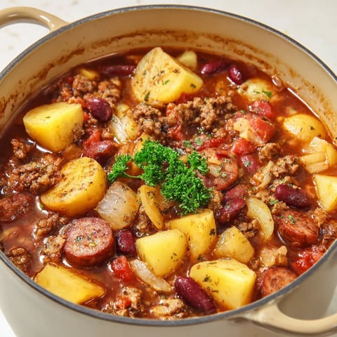 Comforting Cowboy Stew Dish